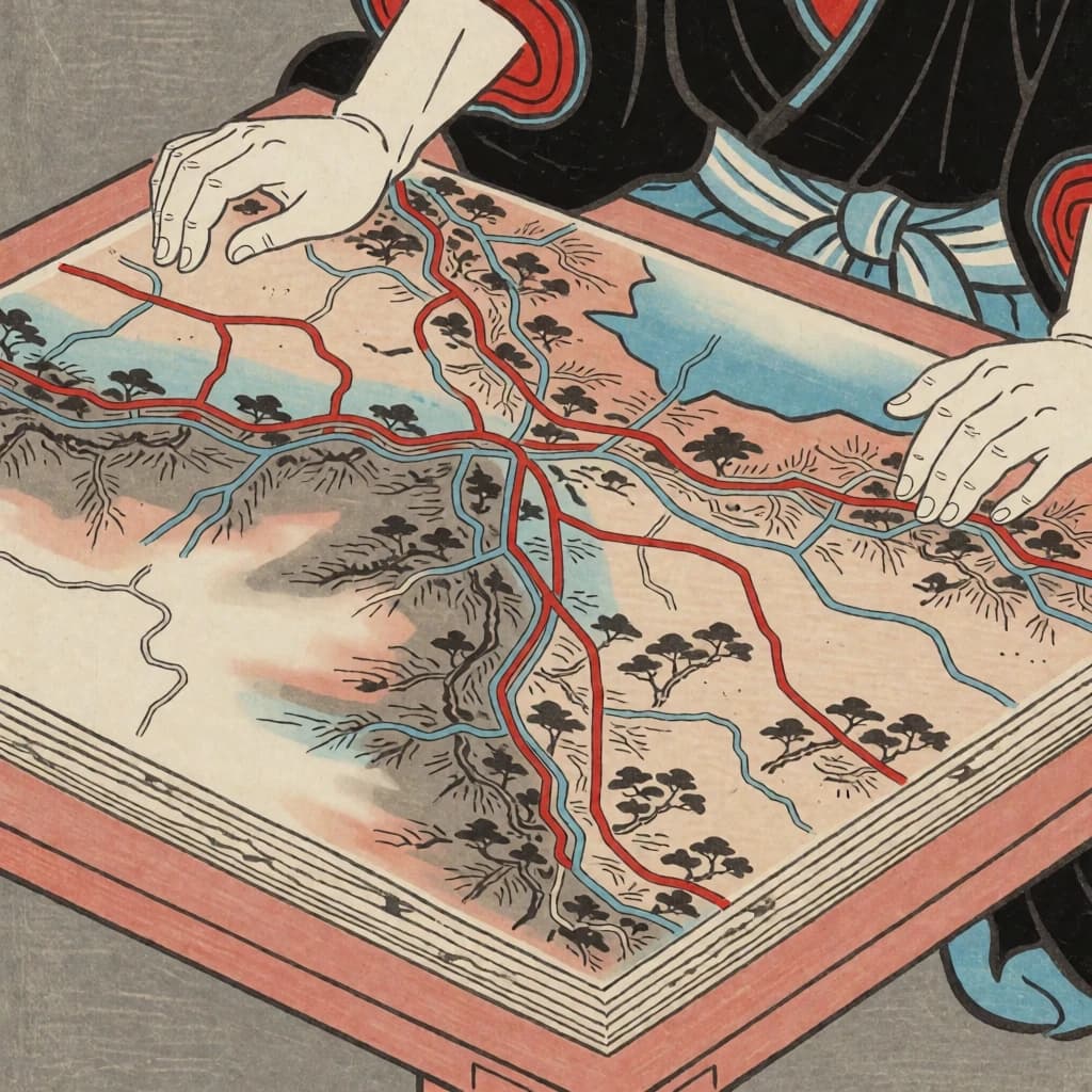 Illustration accompanying The Nine Situations, passage 1