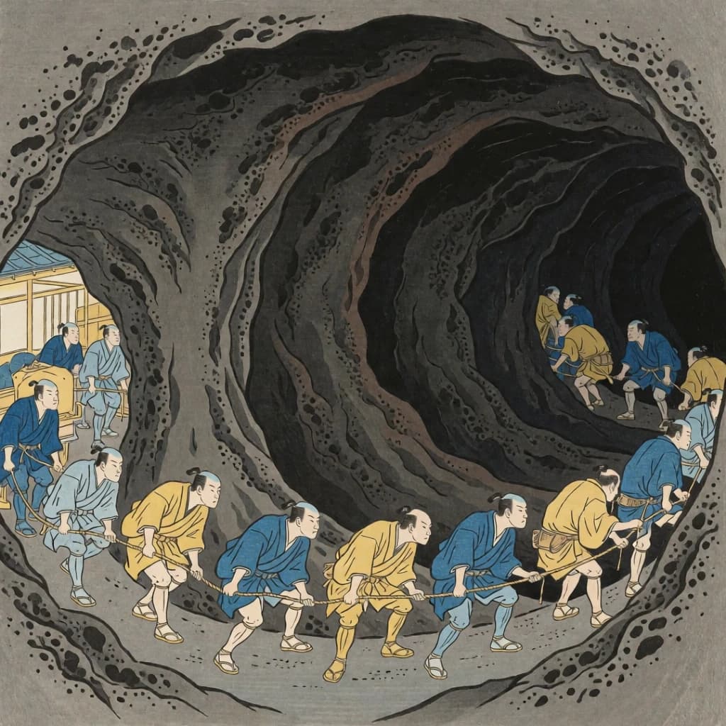 Illustration accompanying The Nine Situations, passage 4